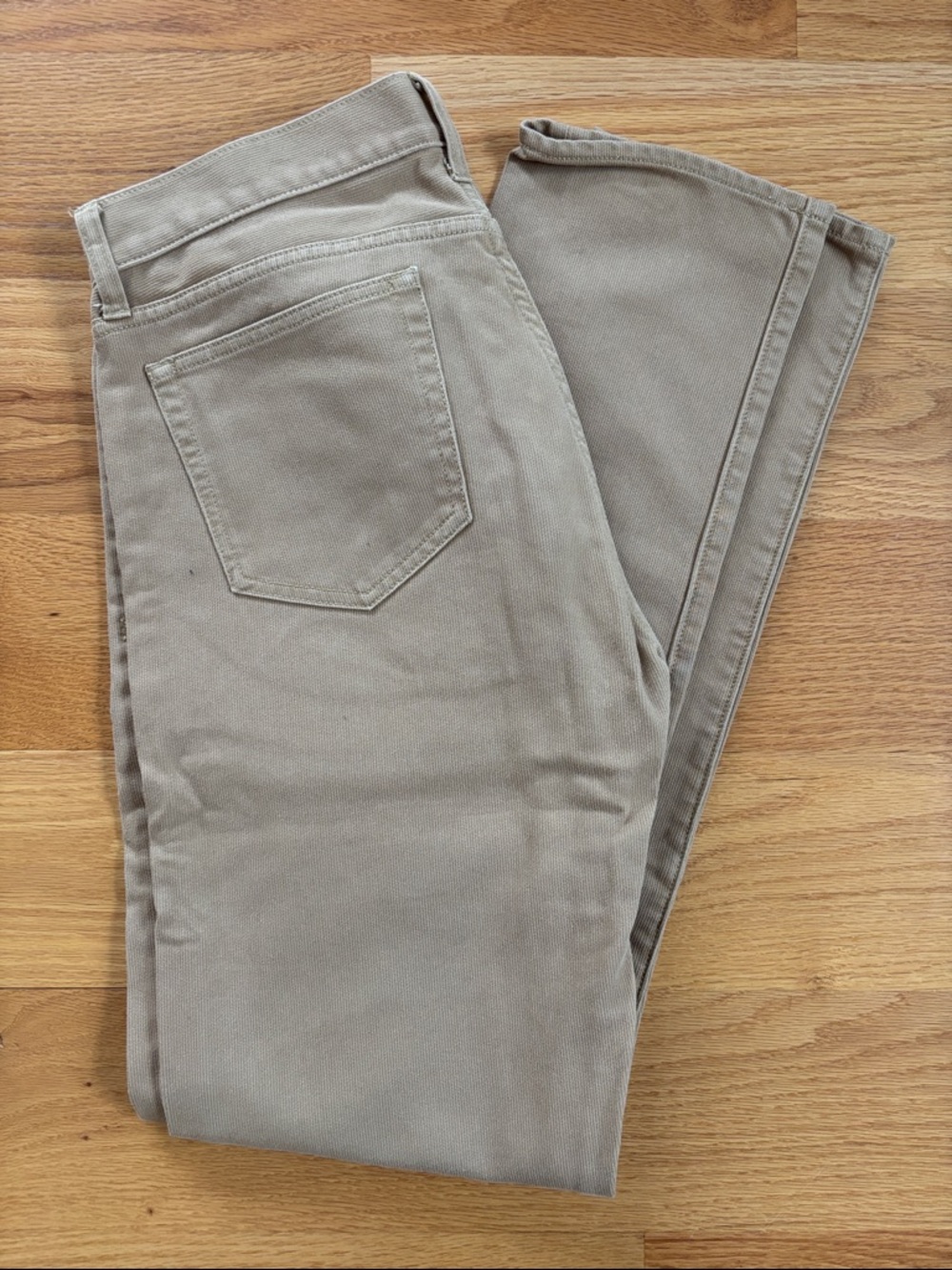 J. Crew THE DRIGGS Tan Corduroy